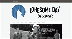 Desktop Screenshot of lonesomeday.com